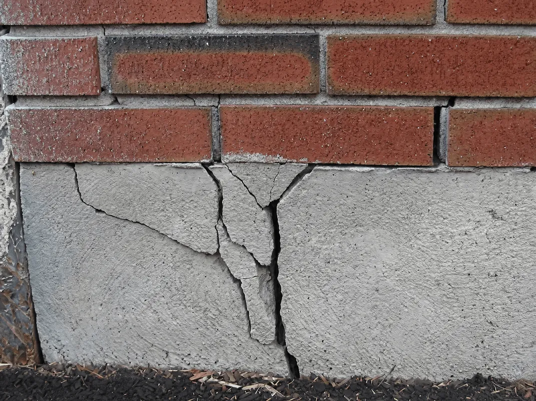 Concrete foundation with serious structural damage in Tulsa, OK